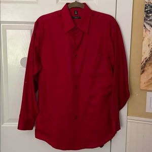 Geoffrey Bean Red Dress Shirt